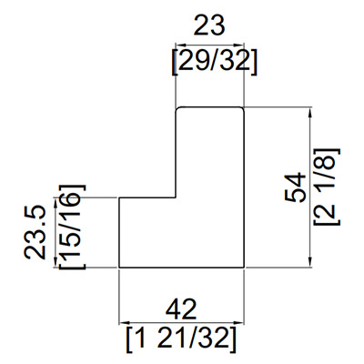 Small L Flat WP4025-54