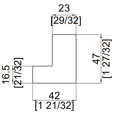 47mm L Flat WP4025-47