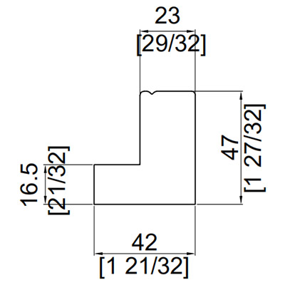 47mm L no cap W4025-47